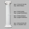 PU Decorative Ionic Column Capitals